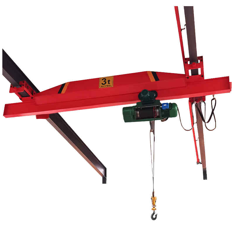 定製工廠天車倉庫遙控行走軌道（dào）移動橋式單梁（liáng）懸掛小型航（háng）吊電（diàn）動葫蘆