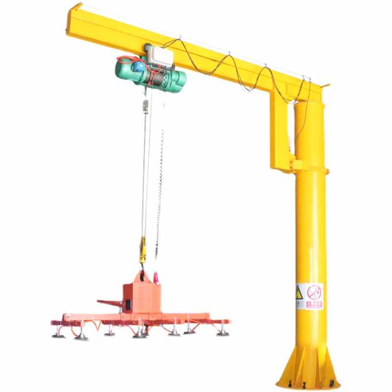 激光切割（gē）上料（liào）機吸盤懸臂真（zhēn）空吊（diào）具鋼板吸（xī）吊機立（lì）柱氣動搖臂電動旋轉