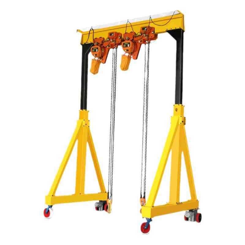 移動龍（lóng）門吊起重吊機小型電動升降式吊架1/2/3噸可拆卸簡易龍門架