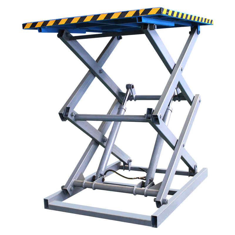 定製電動升降（jiàng）平台小型剪（jiǎn）叉式升降機液壓工廠車間流水線固定升降台